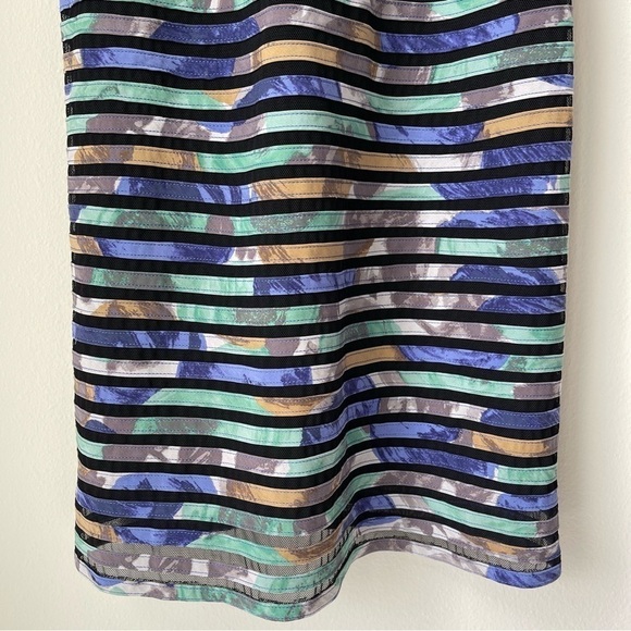 BCBG MaxAzria Silk Mesh Strapless Bodycon Party Dress - Picture 4 of 10